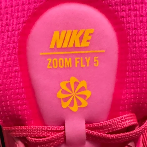 Nike Zoom Fly 5 Bright Pink Sneakers - Picture 2 of 10